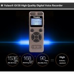 Yulass GV30 цифровой диктофон 8гб мини mp3-плеер поддержка карты памяти до 64 гб