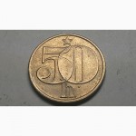 Чехословакия 50 геллеров 1978 года НИКЕЛЬ