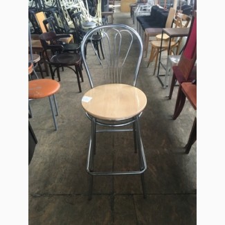 Продам стул б/у Венус из хромированного металла и фанеры для кафе, бара, пиццерии