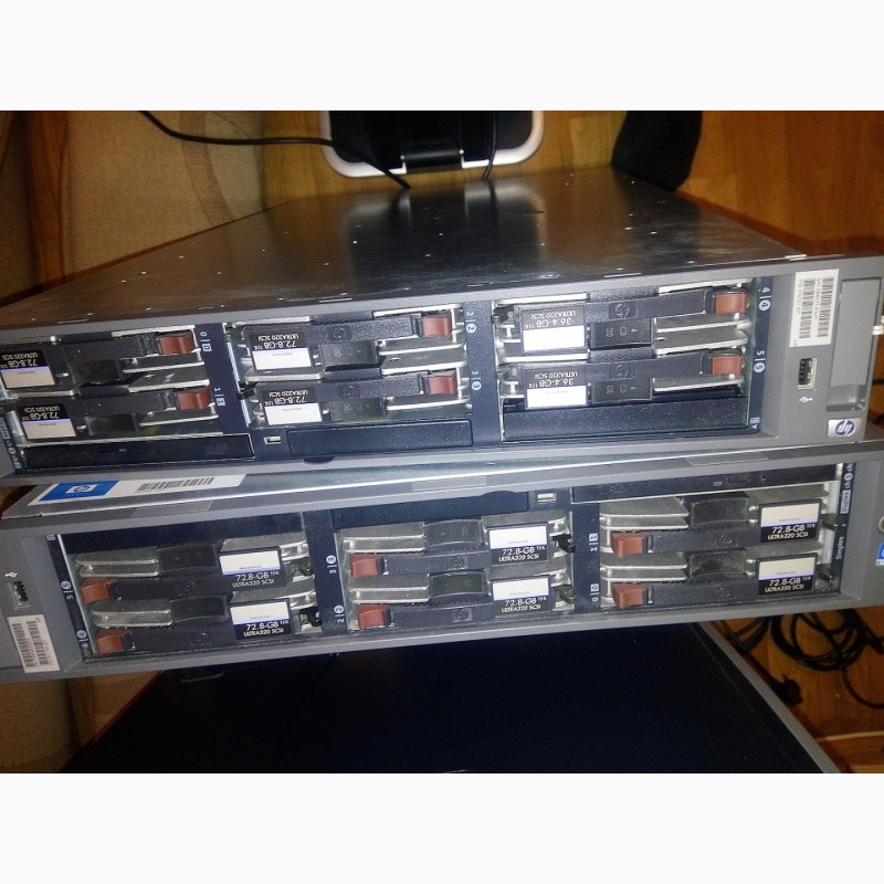 Фото 3. Сервер HP ProLiant DL380 G4, 2*Xeon 3.2GHz, 6*72Gb SCSI