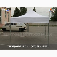 Pop-Up tent 3x3 белый - Шатры раздвижные (гармошка) для праздников и мероприятий Днепр