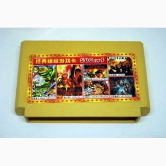 Игровой картридж кассета 500in1 картридж с 500 играми денди dendy