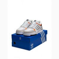 Adidas Originals Drop Step White Gray Orange - кроссовки мужские белые