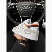 Adidas Originals Drop Step White Gray Orange - кроссовки мужские белые