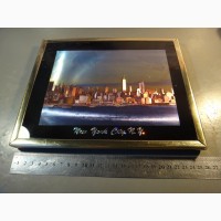 Сувенир-картинка New York City, подарочная дарственная надпись