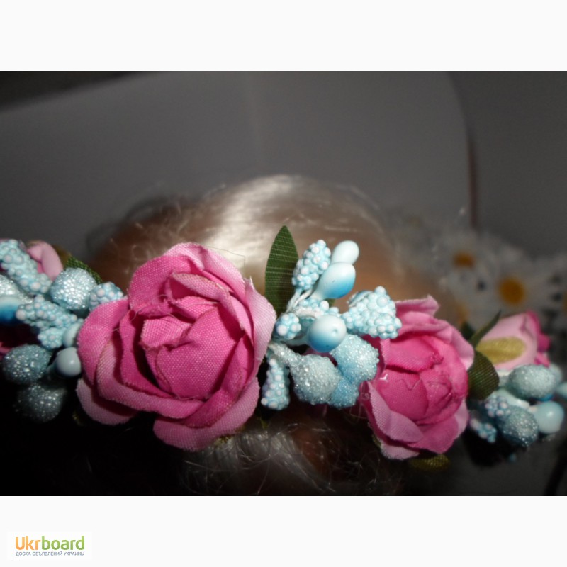 Фото 9. 70 грн/шт Украинский венок обруч. Веночек нежные мелкие розы