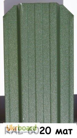 Фото 5. Штакетник металлический для забора Матовый, ширина 115мм, 10 цветов