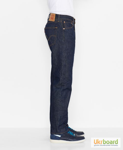 Фото 3. Джинсы Levis 501 Original Shrink-to-Fit Jeans - Rigid Indigo (США)