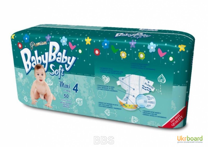 Фото 3. Продам оптом и в розницу детские подгузники ТМ Baby Baby Soft Premium