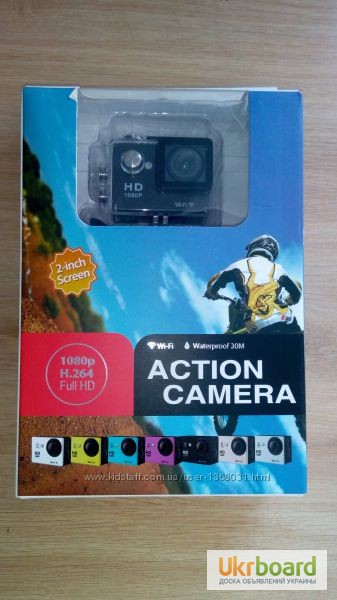 Экшн камера Action Cameras Waterproof Full HD 140 + WiFi Action Cameras Waterproof