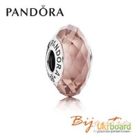 Шарм PANDORA розовый кристалл бусина 791729NBP