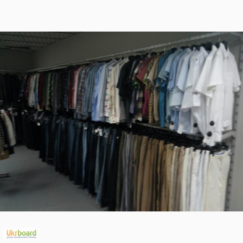 Фото 2. Торговое обрудование (стеллажи / мебель) для магазина мужской одежды
