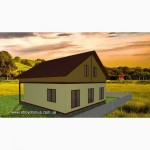 Канадский каркасный дом из сип панелей от производителя проект Теплый Дом