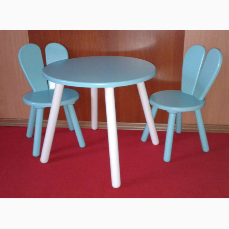 Фото 5. Детский столик и два стульчика разборные