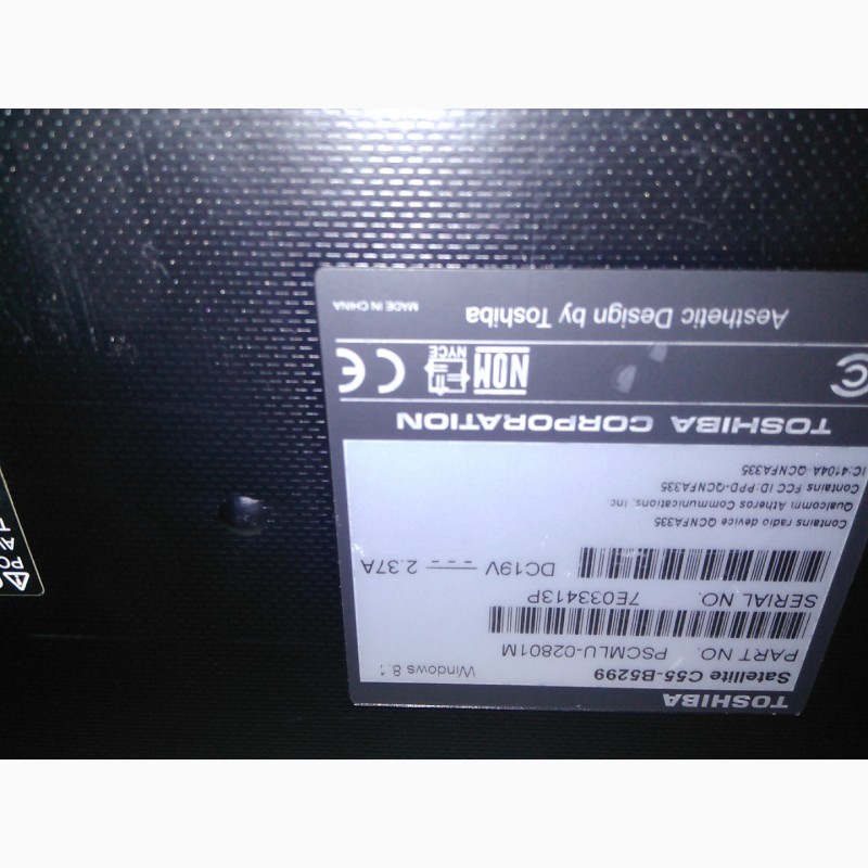 Фото 4. Купити дешево Ноутбук Toshiba Satellite C55-B5299, фото, опис, ціна