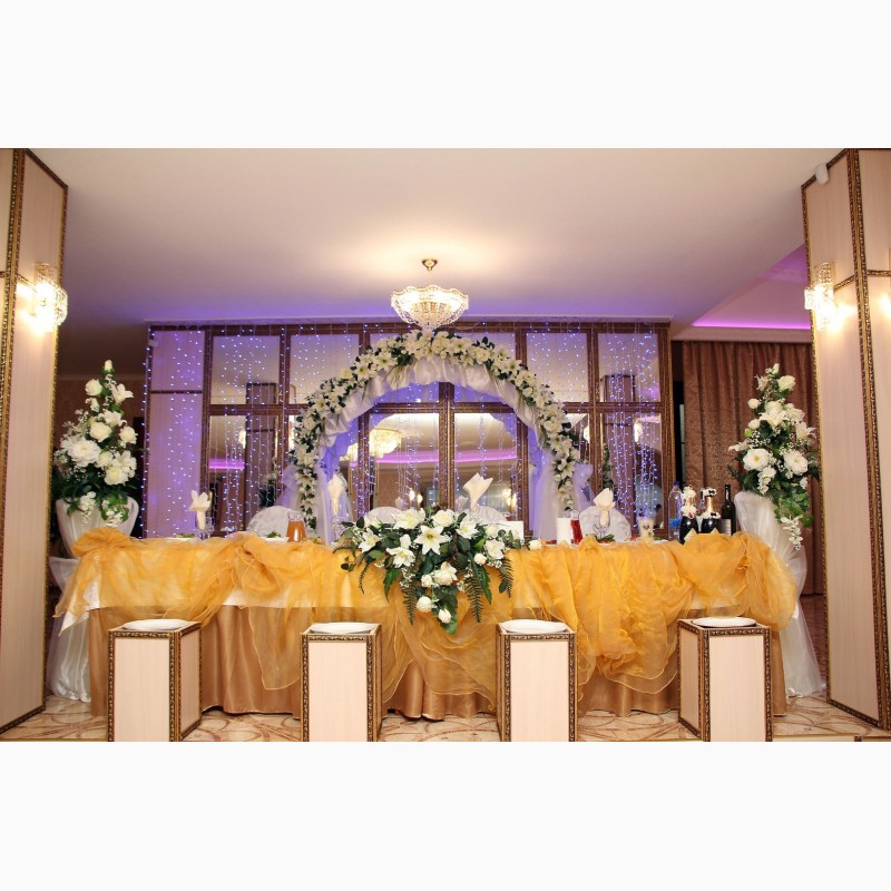 Фото 4. Украшение зала, свадебная арка, оформление свадьбы, фотозона Днепр