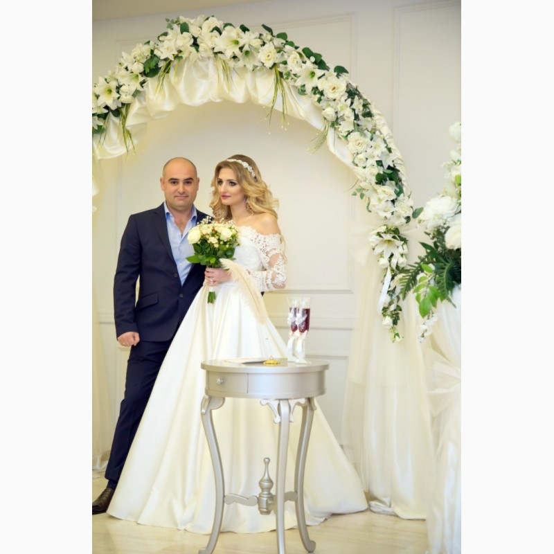 Фото 8. Украшение зала, свадебная арка, оформление свадьбы, фотозона Днепр