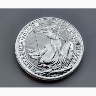 Продам серебряную монету:Британия 2 Фунта 2018 год.Идеальное Состояние.Серебро 999.9 пробы