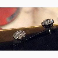 Серьги-пусеты с бриллиантами 0. 66 карата
