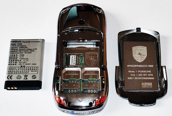 Фото 4. Мобильный телефон VERTU Porsche 911 - 2Sim, Bluetooth, метал.корпус