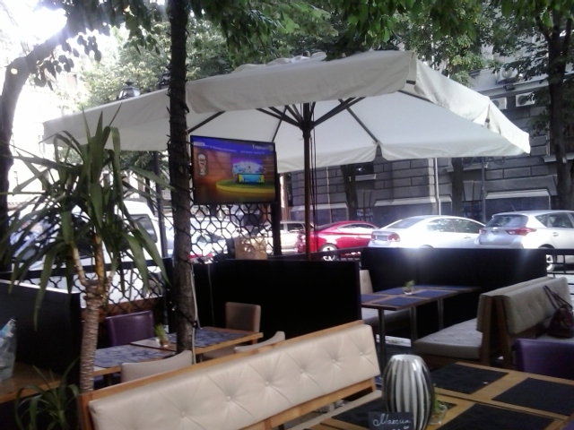 Фото 8. Зонт квадратный деревянный МИЛАН 3х3м, для дома, кафе и ресторана