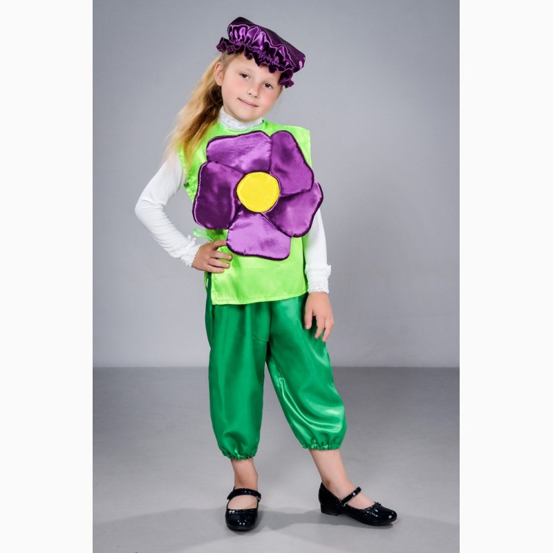 Карнавальный костюм Фиалка, возраст 2-6 лет
