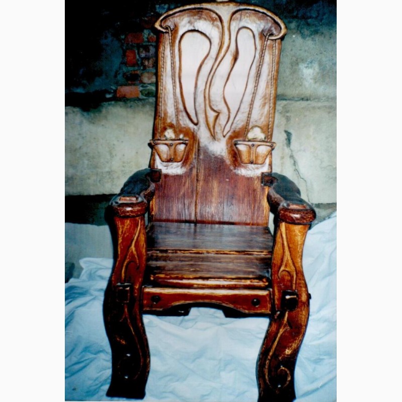 Фото 6. Продам меблі дерев#039;яні (стіл, крісла)набір вікінгів
