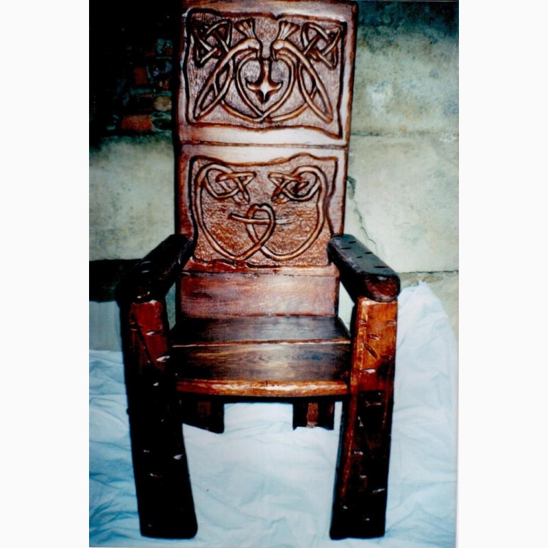 Фото 8. Продам меблі дерев#039;яні (стіл, крісла)набір вікінгів