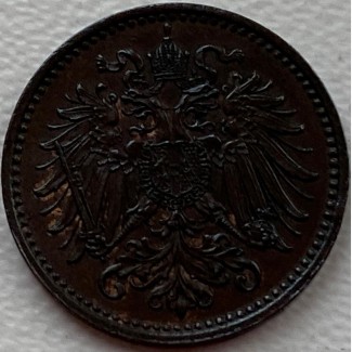 Австрія 1 геллер 1894 32 год СОХРАН