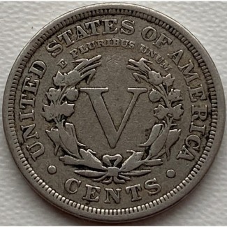 США 5 центов 1909 год СОСТОЯНИЕ