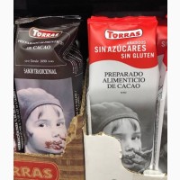 Горячий шоколад Torras A La Taza 1кг Какао 24% без глютена лактозы сахара