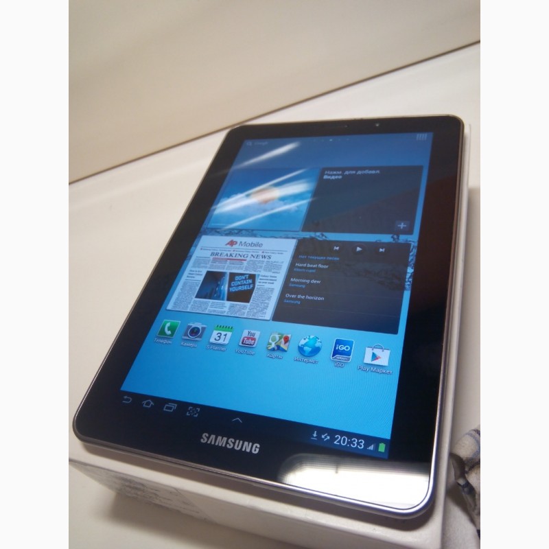 Фото 2. Оригинальный планшет Samsung Galaxy Tab 7’7 в идеале! Sim, 3G