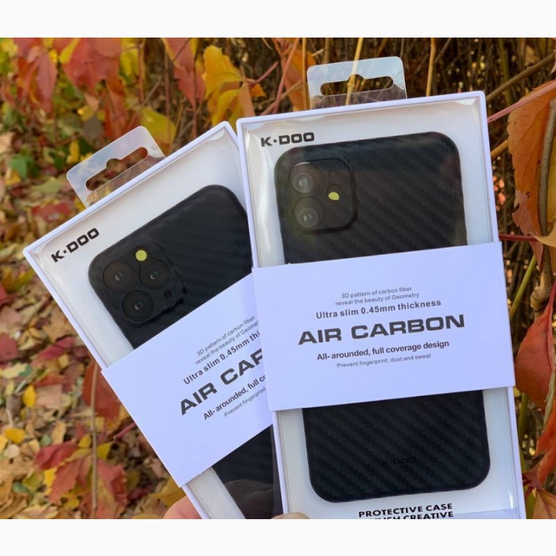 Фото 5. Чехол Карбоновый кевлар iPhone K-DOO Air Carbon Full Camera на: 11 Pro 11 11 Pro Max