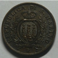 Сан-Марино 5 чентезимо 1936 год с223