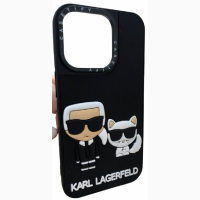 Чехол Karl Lagerfeld Paris Silicone Case для iPhone 14 PRO Karl and Cat Карл Лагерфельд