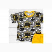 Комплект для хлопчика з футболкою та шортами Бетмен 98, 110, 122, 128см