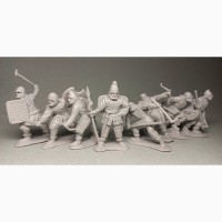 Солдатики набор 8шт. Скифские воины 6-4ст. до н.э., 54мм, 1/32м, игрушки, подарки детям
