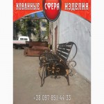 Кованые лавочки, скамейки для сада, кованые изделия от производителя под заказ, фото