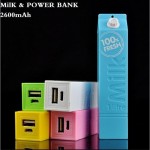 Мини Power Bank Milk - оригинальный с креативным дизайном пачки молока