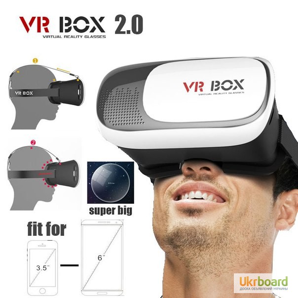 Фото 3. VR BOX 2.0 Популярные очки виртуальной реальности