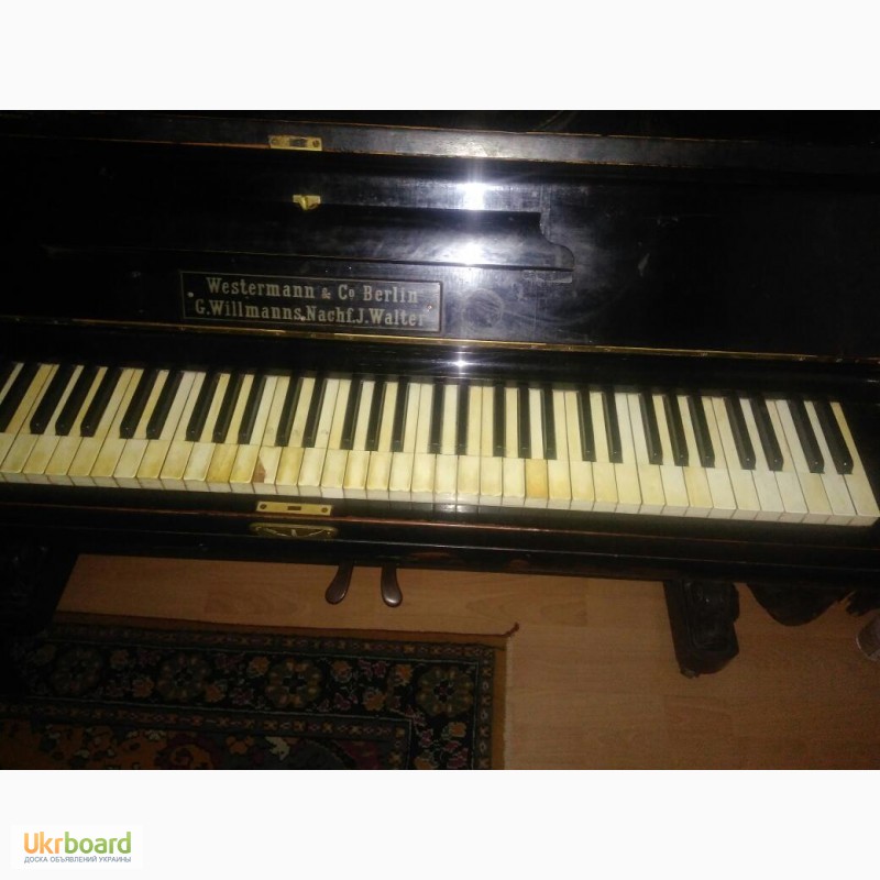 Фото 2. Антиквариат! Продам старинное немецкое пианино