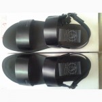 Мужские чёрные сандалии-босоножки Bertoni СКИДКА