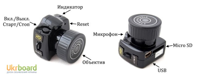 Фото 2. Mini Y2000 Мини Видеокамера наблюдения 2мп беспроводная с функциями Фотоаппарат веб-камера