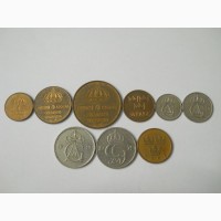 Монеты Швеции (9 штук)