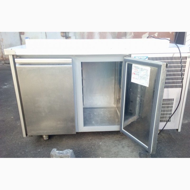 Фото 2. Стол холодильный б/у 2 двери, с выносным агрегатом TECNODOM CHILLER TF02EKOSG