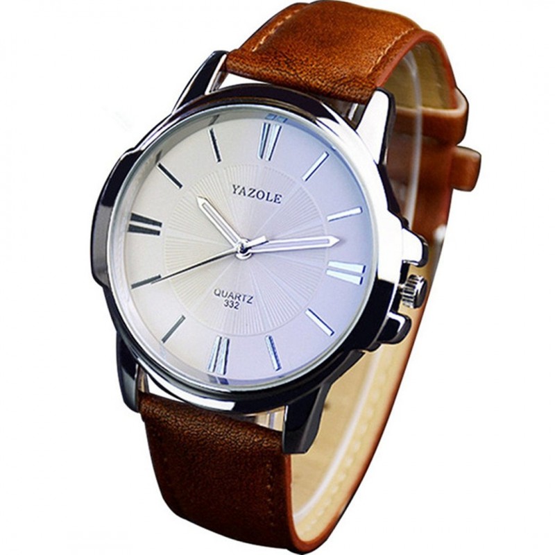 Фото 5. Мужские наручные кварцевые часы Yazole 332 (оригинал, quartz, чоловічий годинник)