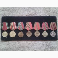 Продам полную коллекцию юбилейных медалей СССР