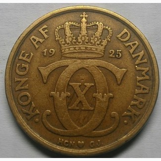 Дания 1 крона 1925 год