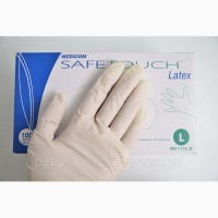 Перчатки текстурированные латексные Safe-Touch 1123-A р.XS 100шт не стерильные