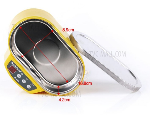 Фото 8. Ультразвуковая Ванночка Kaisi KS-105 для чистки Кольца очки инструменты часы ожерелья